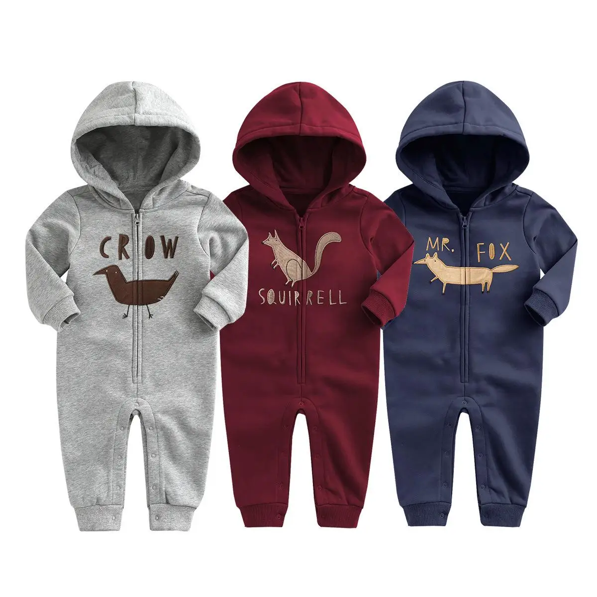 Comprar 2019 nuevo bebé Otoño Invierno ropa niños terciopelo escalada Romoers recién nacido Niño niñas Sudadera con capucha de manga larga mono ropa