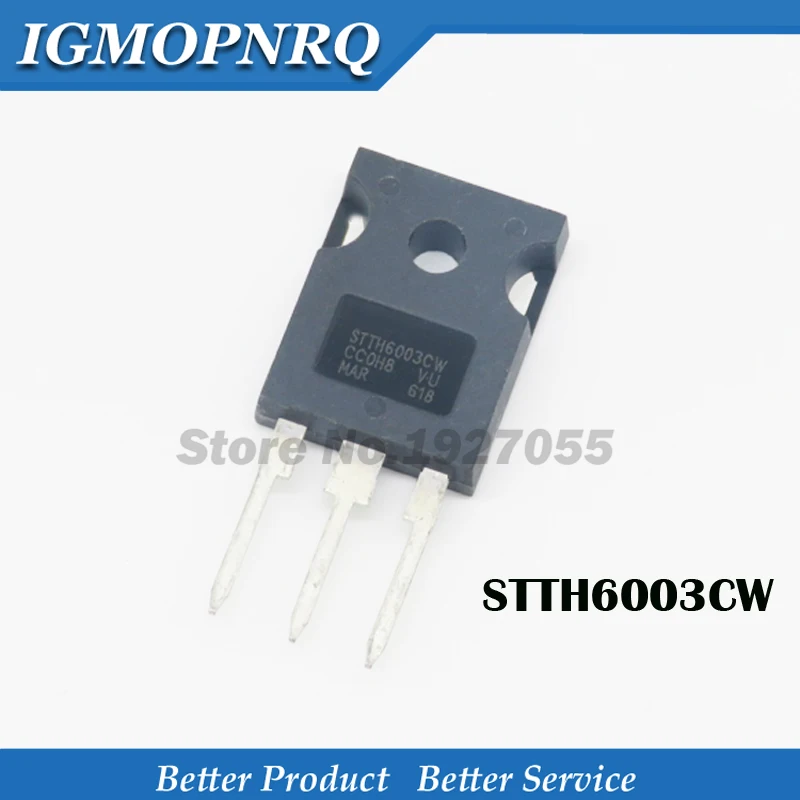 5 шт., STTH6003CW TO 247 STTH6003, 300 В, 60 А, новинка, оригинал|Интегральные схемы| | АлиЭкспресс