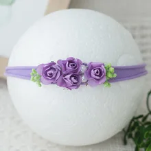 

Newborn Photography props Lovely princess headdress girl flower headdress Elastic lace headbands baby Hair accessories