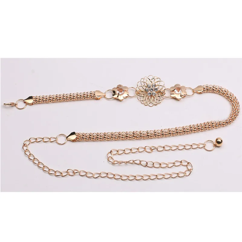 2019 new arrival Women's Lady Fashion Metal Chain Style Belt Body Chain For dress and shirt belts for women 40FE0213