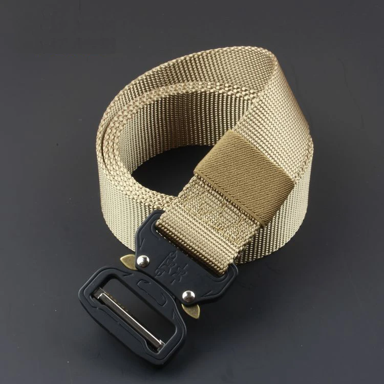 Men Tactical Army Belt Military Belts Metal Buckle Nylon Belt Waistband Army Heavy Duty Ceinture Tactical Gear Training Straps