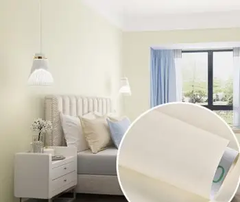 

Self-adhesive bedroom warm wallpaper waterproof pvc pure pigment color dormitory bedroom wall stickers furniture renovation