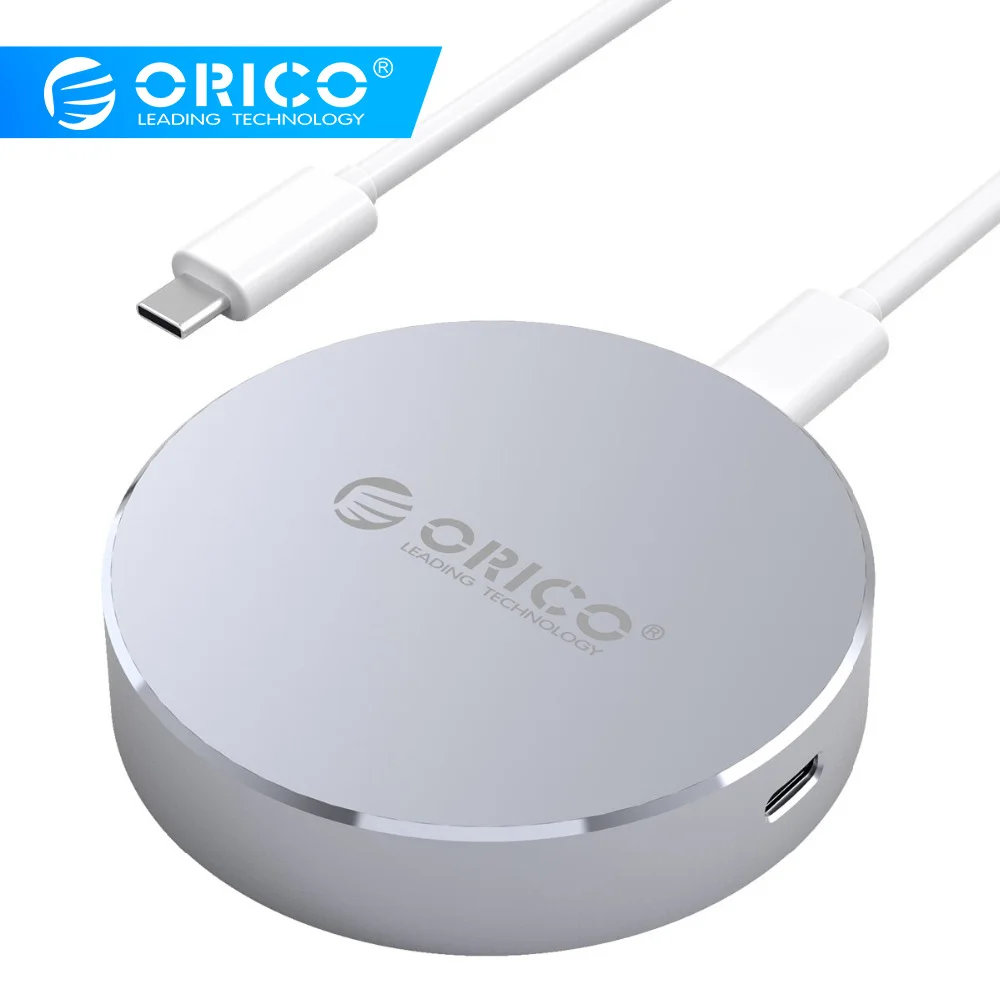 ORICO DBH2 ноутбуков док-станции Тип-C к HDMI/Тип-C/Тип-USB3.0 хаб для Windows XP, Mac OS и Linux-серебро