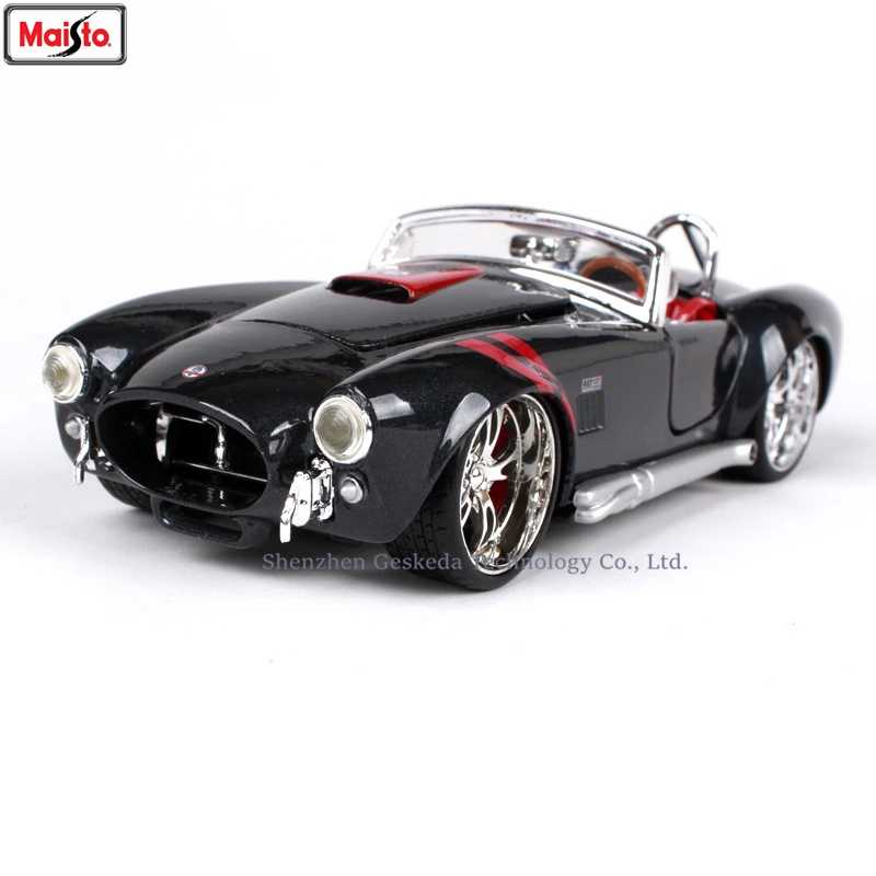 Модель автомобиля Maisto 1:24 1969 Shelby 427 из сплава декоративная коллекция игрушечные
