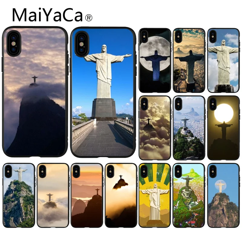 

MaiYaCa rio de janeiro DIY Printing Drawing Phone Case cover Shell for iPhone 8 7 6 6S Plus 5 5S SE XR X XS MAX Coque Shell
