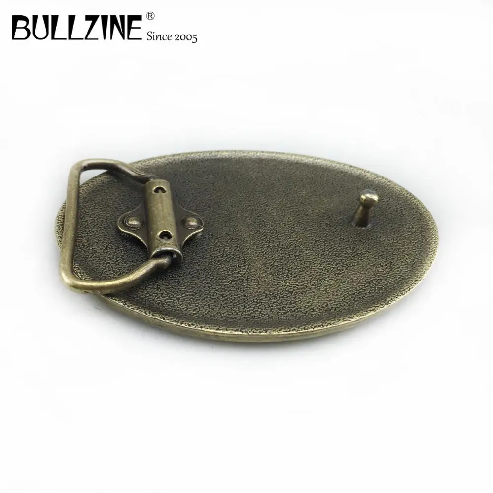 Пряжка для ремня Bullzine из цинкового сплава в стиле ретро Западный дикий кабан