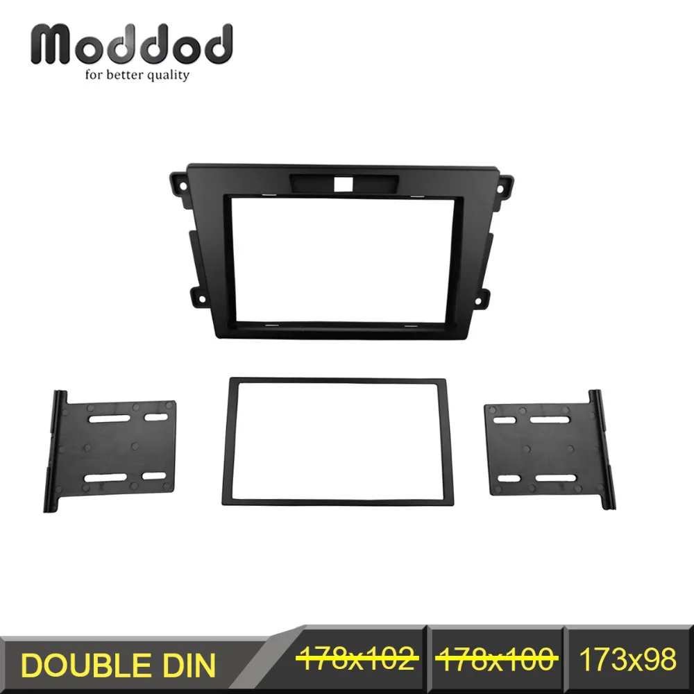 

Double Din CD DVD Stereo Panel for MAZDA CX-7 2006+ Fascia Radio Refitting In Dash Mount Install Kit Face Plate Frame Bezel