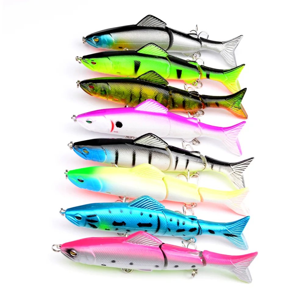 8Pcs 12.7cm kosadaka Fishing Lure 8 Segments yo zuri sea Lures set 2