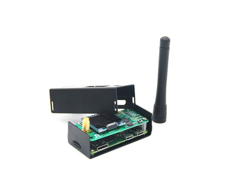 New Assembled MMDVM Hotspot Support P25 DMR YSF + Raspberry pi + OLED +Antenna + Case