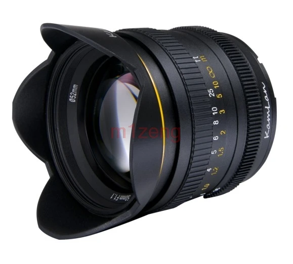 Объектив с фиксированным фокусом для беззеркальной камеры eosm m5 m4/3 em1 em5 em10 gh5 gf7