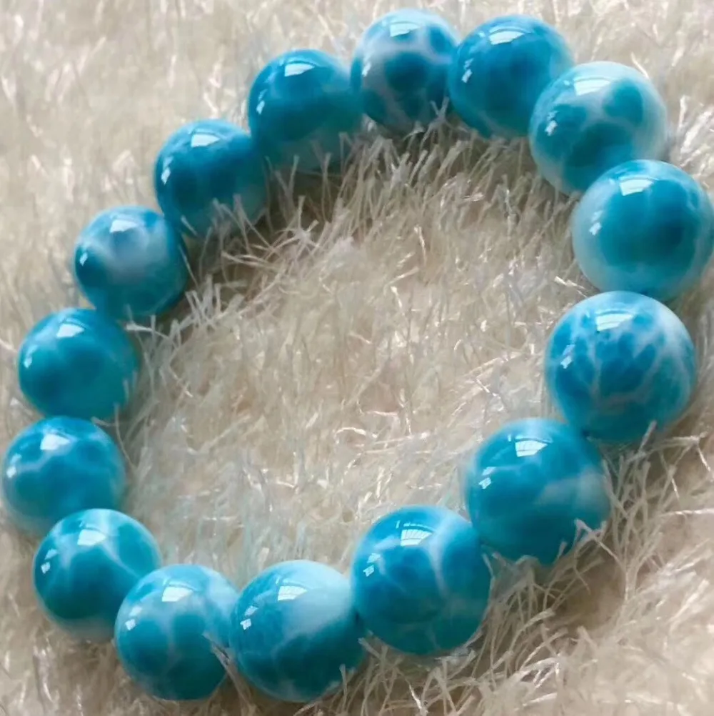 Natural Larimar Stone Bracelet (3)