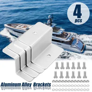 

4pcs Z Solar Panel Brackets Aluminum Alloy Solar Panel Mounting Sets For RV Boat Yacht Deck