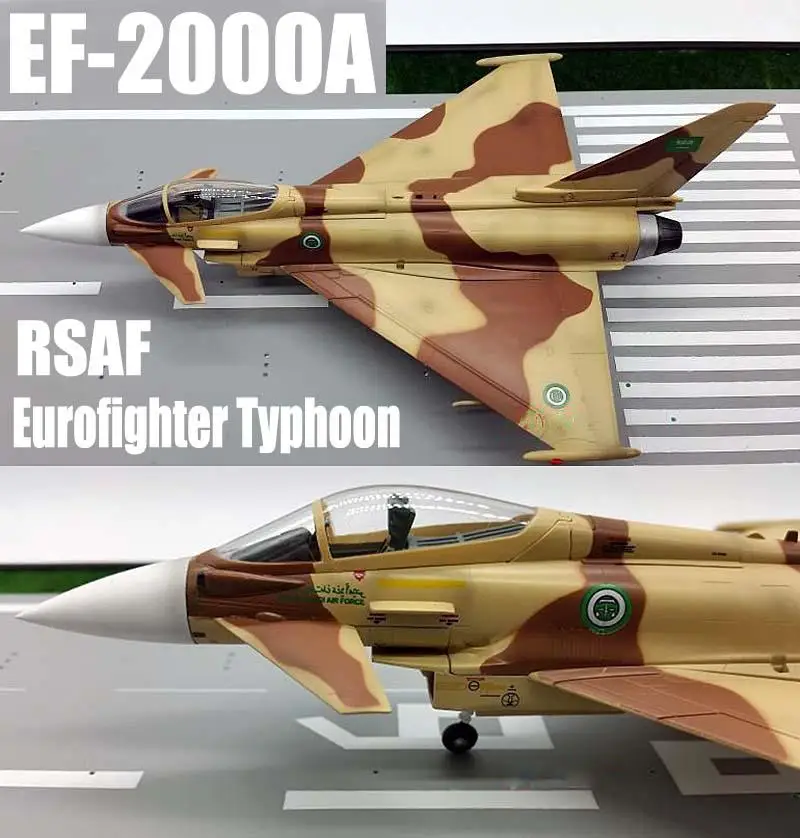 Саудовская Аравия Air Force Eurofighter Typhoon EF2000A 1/72 diecast easy model