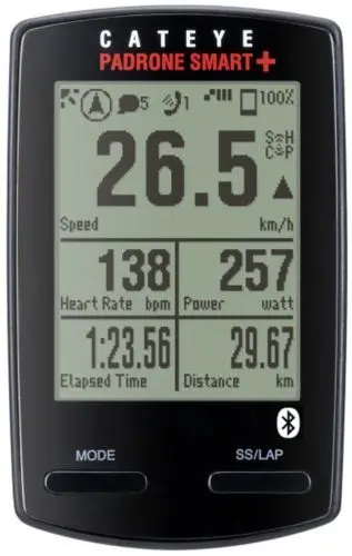  Cateye Ciclocomputer Padrone Smart + CC-SC100B GPS NAVIG Smartphone