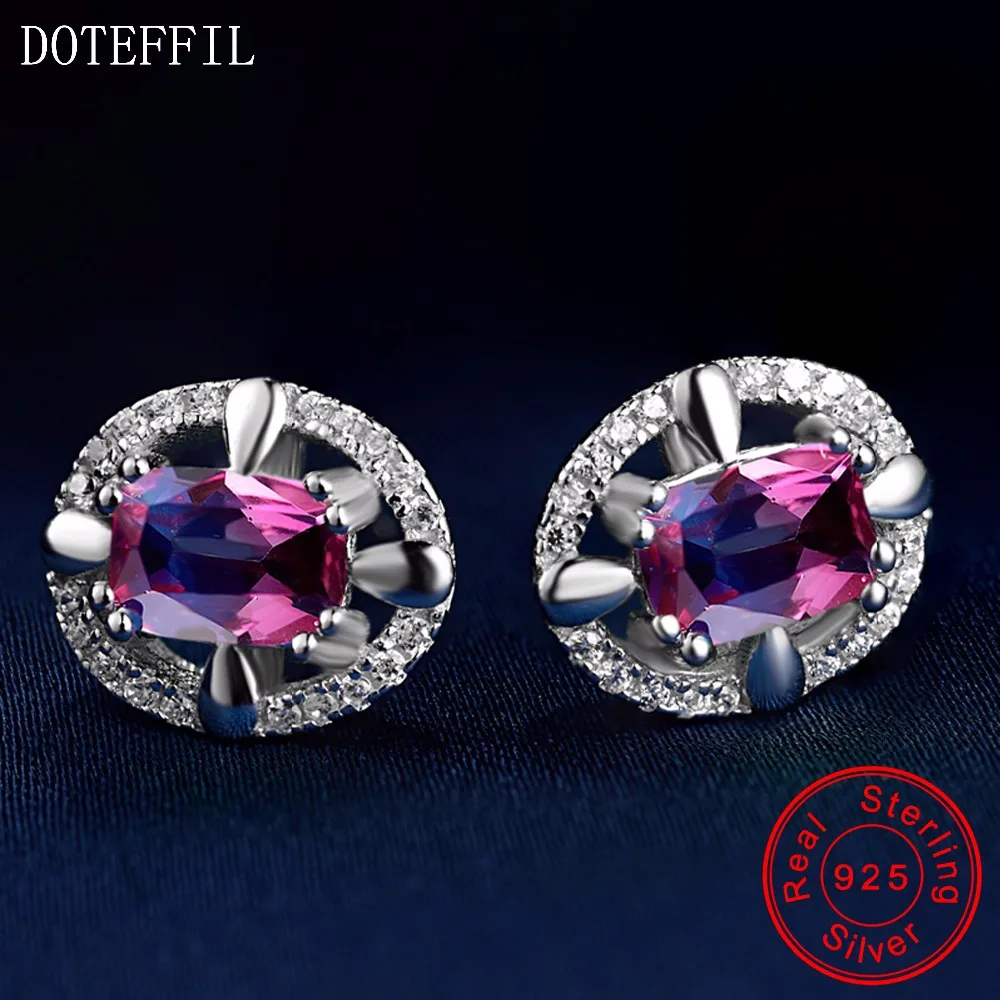 Серьги из стерлингового серебра пробы, очаровательные женские модные серьги из циркона, роскошное ювелирное изделие из серебра 925 пробы для женщин, серьги
