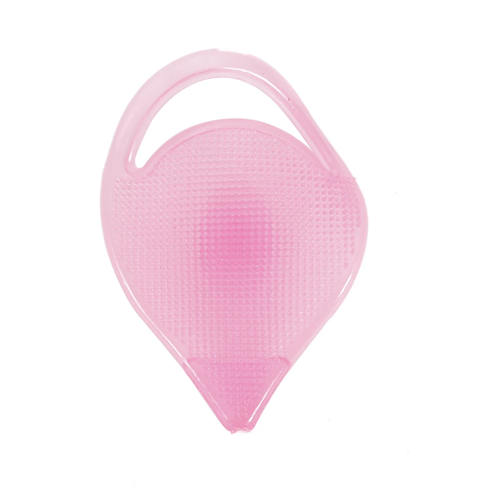 Silicone Oval with Portable Blackhead Remover Facial Brush Baby Head Washing Skin Care Beauty with Box Cleansing Pad