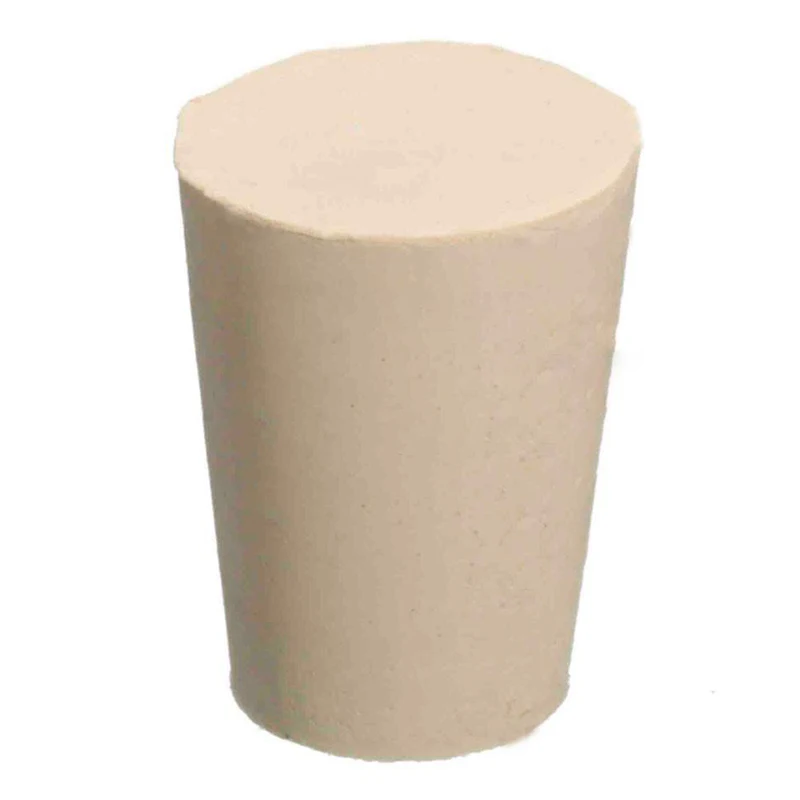 

New Rubber Stopper Bungs Laboratory Solid Hole Stop Push-In Sealing Plug 0# 13*17mm
