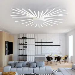 Высококачественный современный светодиодный потолочный светильник для гостиной, спальни, потолочный светильник, акриловые потолочные