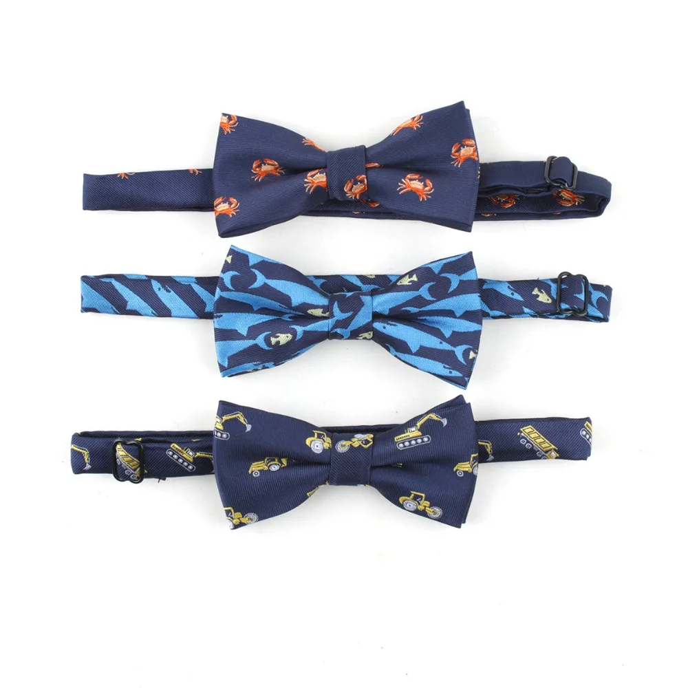 Милый детский галстук-бабочка Детский галстук-бабочка Одежда для маленьких мальчиков Аксессуары шесть цветов рубашка джентльмена галстук из полиэстера в горошек с бантом