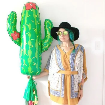 

Cactus Foil Balloons Fiesta Party Decoration Desert Birthday Decor Balloon Wedding Summer party Mexican Birthday Party Supplies