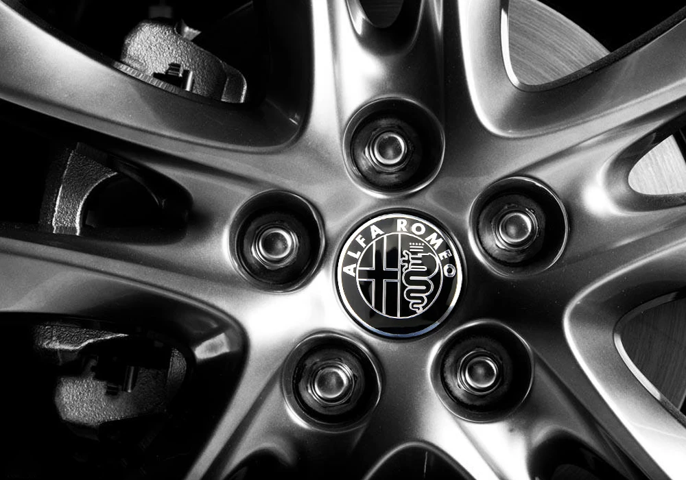 Наклейки на колпачки для Alfa Romeo MITO GT 147 155 156 159 Giulietta Spider Giulia Brera|Наклейки автомобиль|
