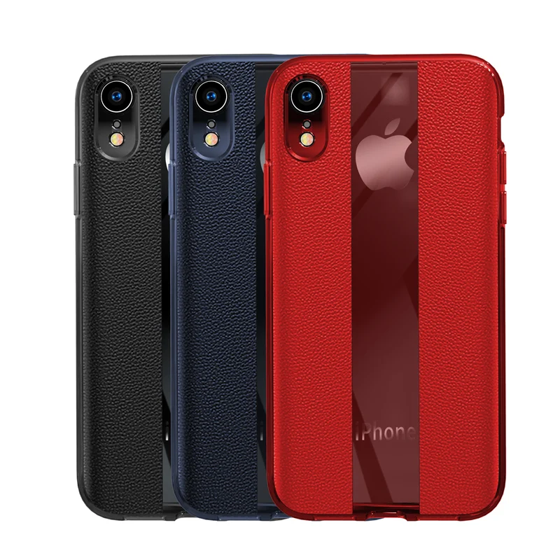 Чехол для телефона iPhone XR XS X Роскошный чехол из натуральной кожи мягкий