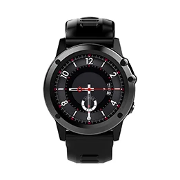 H1 Смарт часы Android MTK6572 IP68 водонепроницаемый поддержка 3g Wifi gps SmartWatch телефонный звонок sim-камера Bluetooth для iPhone samsung - Цвет: Black