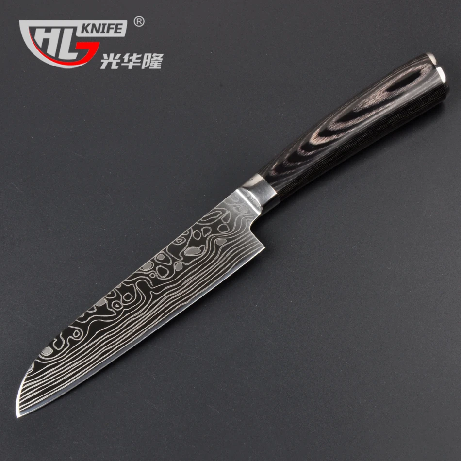 5Inch santoku knifes of German 1.4116 steel vegetable knife Japanese