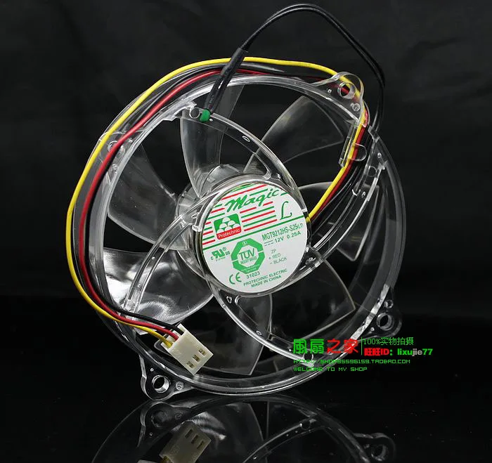 Новый Protechnic Magic MGT9112ZR-W25 9225 8 см 3PIN контроля температуры ШИМ Процессор 0.25A Круглый