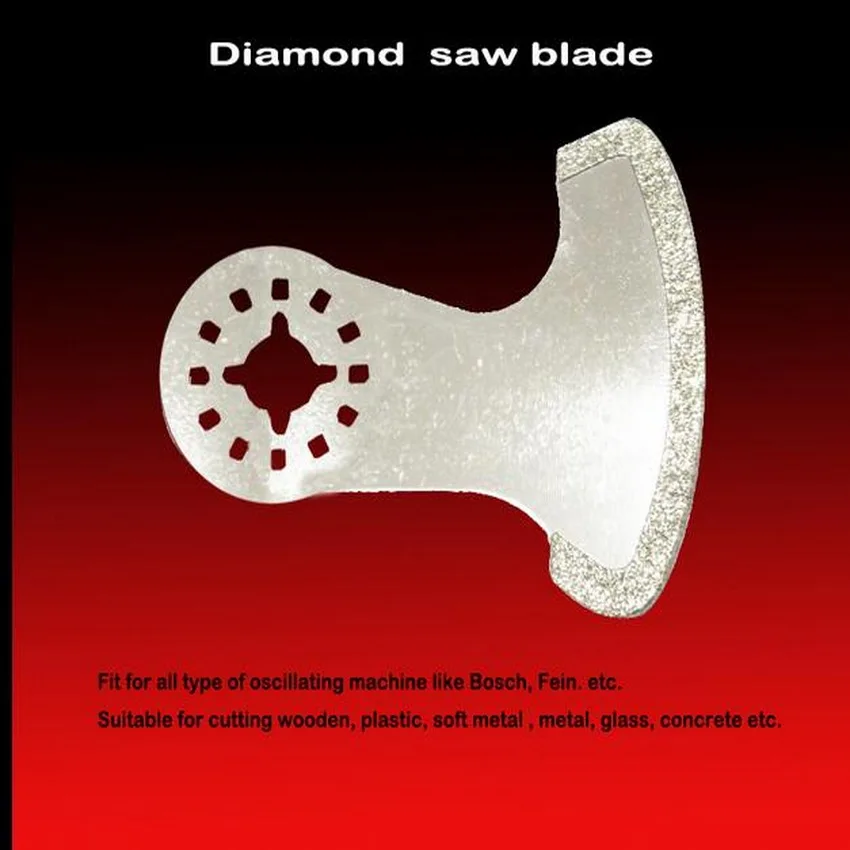 Free shipping of electroplated hook type diamond saw blade for most