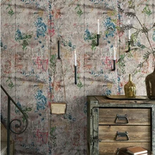 Beibehang винтажный промышленный ветер граффити Парикмахерская магазин одежды магазин ТВ фон обои водостойкие бар серые обои искусство