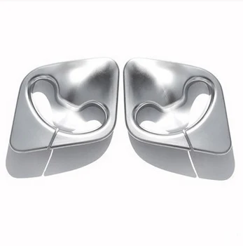 

ABS Chrome Car Safety Belt Cover Trim Car Safety Belt Cover Sticker For BMW X5 F15 2014 2015 BMW X6 F16 2015 2016 Car Styling