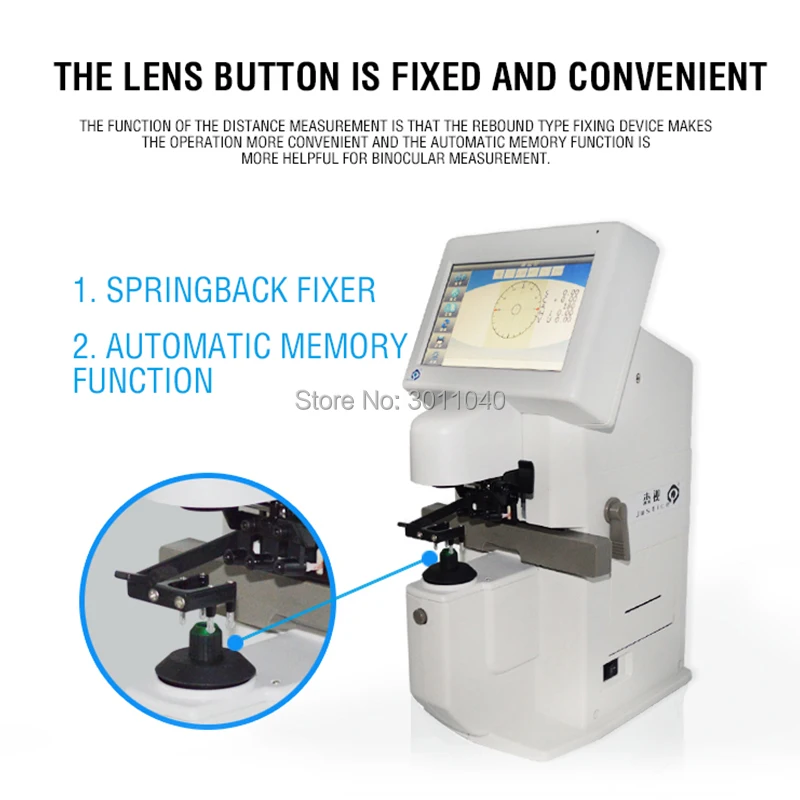 Автоматический lensmeter JS2800 цветной сенсорный экран автоматический Lensmeter линзометр