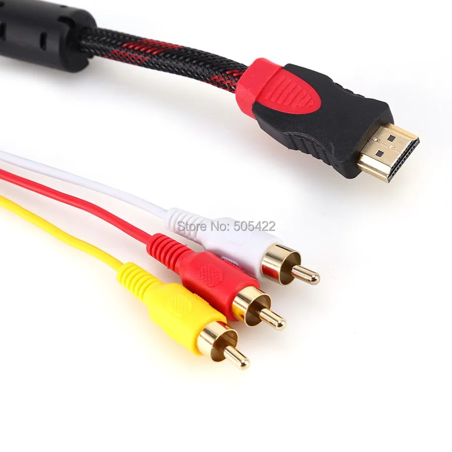 Hot-1-5M-5Ft-Nylon-Red-Black-Male-to-Male-HDMI-To-3-RCA-AV-Video (2).jpg