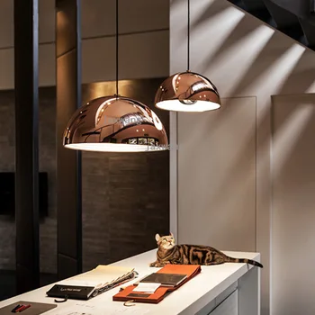 

Nordic hanglamp LED lustre aluminum living room dining room industrial light fixtures reading bedroom hotel hall pendant lights