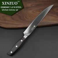 XINZUO Высокое качество 3,5 + 5 + 8 дюймов для очистки овощей утилита нож шеф-повара хлеб нож Германия 1,4116 нержавеющая сталь кухонные ножи наборы