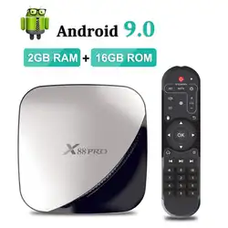 Android 9,0 tv Box X88 Pro Rockchip RK3318 четырехъядерный H.265 телеприставка 2,4G & 5G двойной Wifi 4 K HDR10 домашний медиа плеер 3D фильмы, ТВ