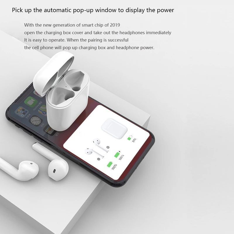 I21 TWS сенсорный Bluetooth наушники HD стерео беспроводные наушники с шумоподавлением игровая гарнитура для iPhone Xiaomi