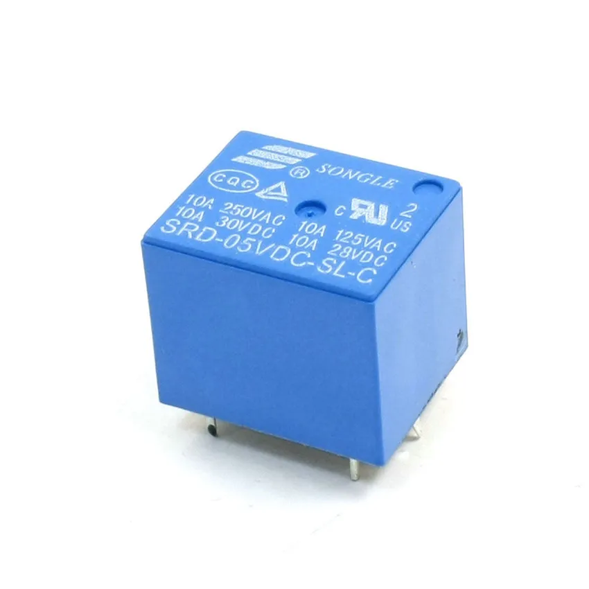 10pcs SRD 05VDC SL C DC 5V Coil Voltage SPDT PCB Miniature Power Relay