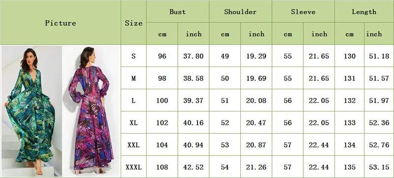 Boho Long Sleeve Dress Green Tropical Beach Vintage Maxi Dresses Casual V Neck Belt Lace Up Tunic Draped Plus Size Dress XXXL