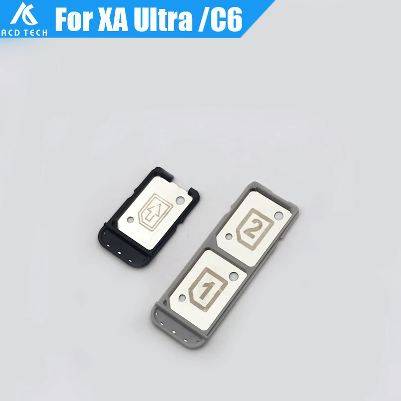 

Original New Replacement For Sony Xperia XA Ultra XAU C5 C6 F3215/16 E5563/33/06 Sim Tray Sim Card Reader Holder