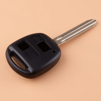 

CITALL Car Auto Uncut 2 Buttons Remote Blank Key Shell Case for Toyota Corolla RAV4 Camry Echo Prado Avensis Tarago Avalon 2003