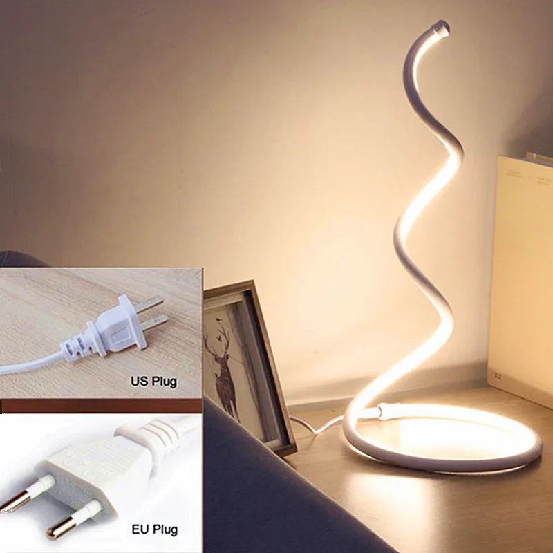 Скандинавский Настольный светильник креативная прикроватная лампа настольная теплая умная Ночная подсветка светодиодный