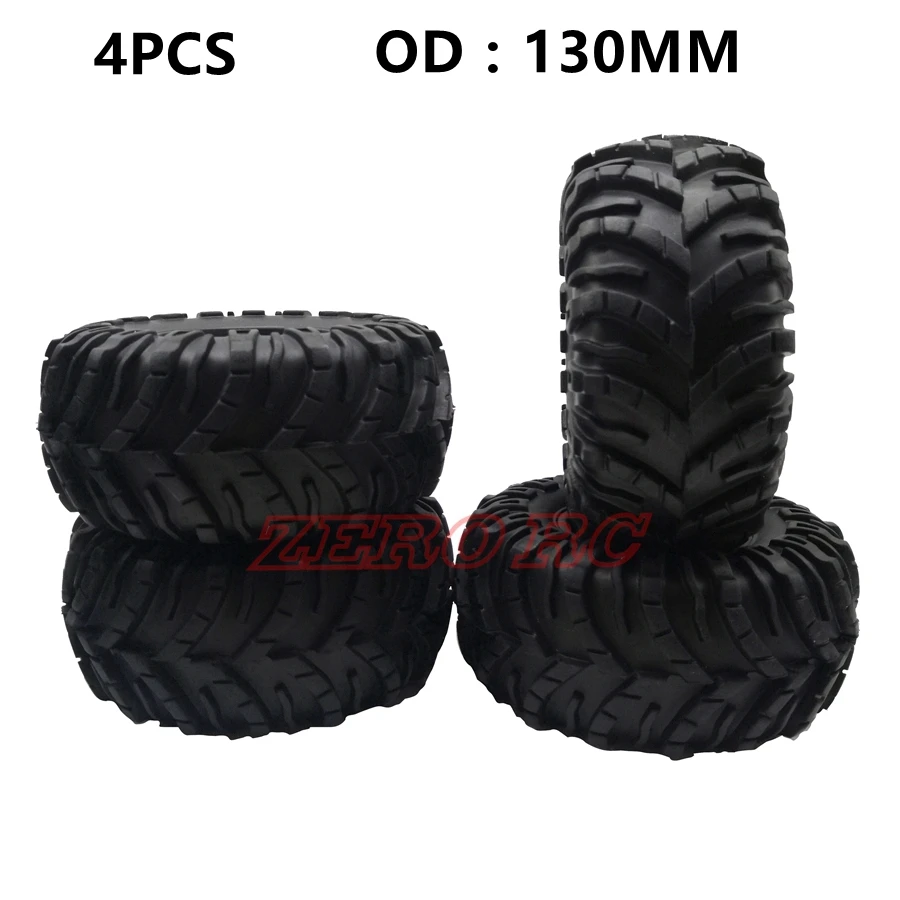 

4PCS ROCK CRAWLER 2.2" TIRES SOFT 130mm TYRE WITH FOAMS FOR AXIAL WRAITH SCX10 Jeep Wrangler TRX-4 2.2 WHEEL