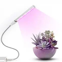 DC5V USB полный спектр растений с/х Светодиодная лампа SMD2835 Fitolampy Фито лампа для комнатных растений рост рассады цветного освещения