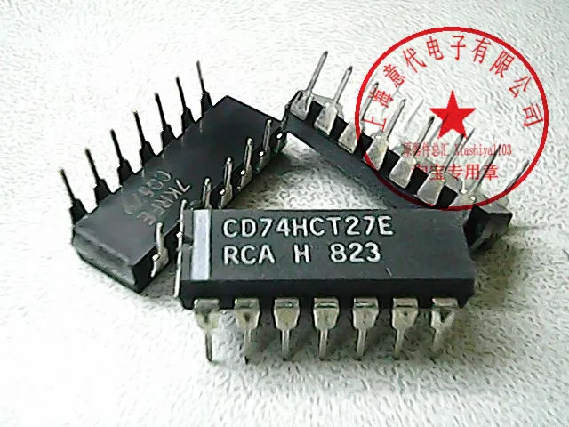

10Pcs CD74HCT27E 74HCT27 New
