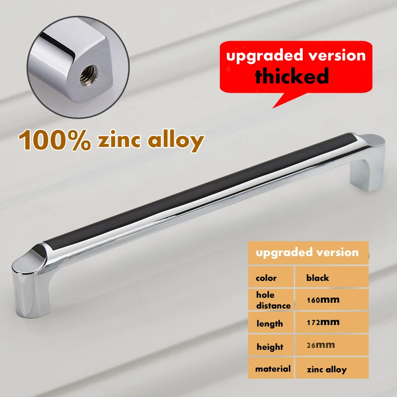

Length 172mm C:C:160mm Zinc Alloy handle modern handle Kitchen Furniture Handle bedroom drawer handle