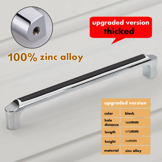 Cheap Length 172mm C:C:160mm Zinc Alloy handle modern handle Kitchen Furniture Handle bedroom drawer handle Cheap Length 172mm C:C:160mm Zinc Alloy handle modern handle Kitchen Furniture Handle bedroom drawer handle