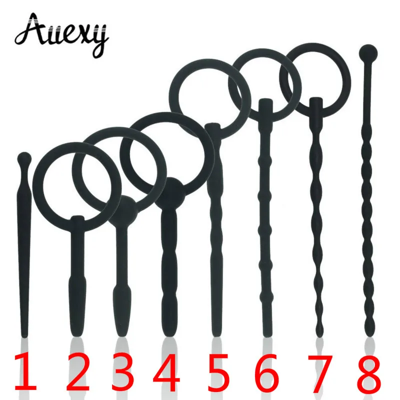 

AUEXY Urethrale Dilatator Gay Male Sounding Penis Plug Inserts Dilatato Silicone Urethral Sound Dilator Catheter Sex Toy for Men