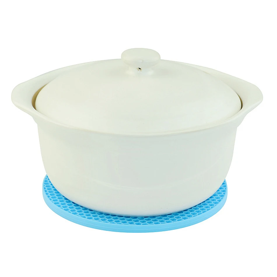 Creative Candy Honeycomb Silicone Placemat Pot Mat Non-slip Heat Resistant Pad Coaster Home Table Cup Plate heatproof Mat  (8)